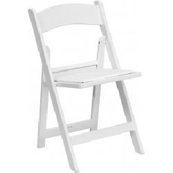 White Padded Chair